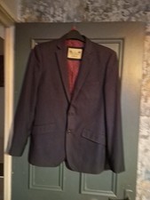 The Spitalfields Clothing Mens Jacket 97cm Eur48 Blue Check Jacket Only