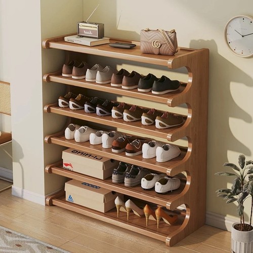 Tier bamboo shoe rack 83cm - rack,