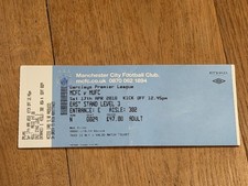TICKET 2009/10 Man City v