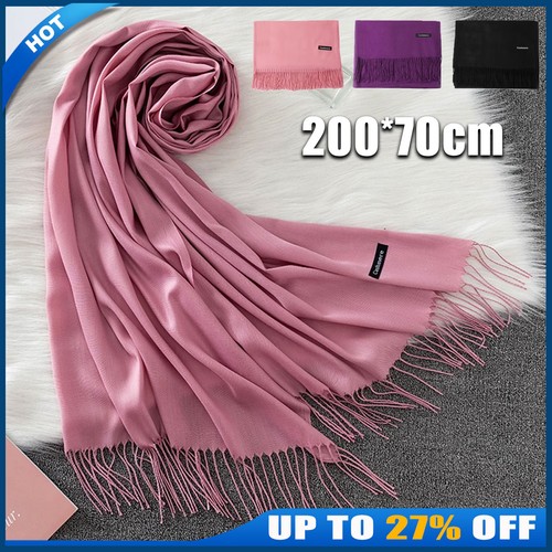 Pure cashmere scarf - cashmere, women