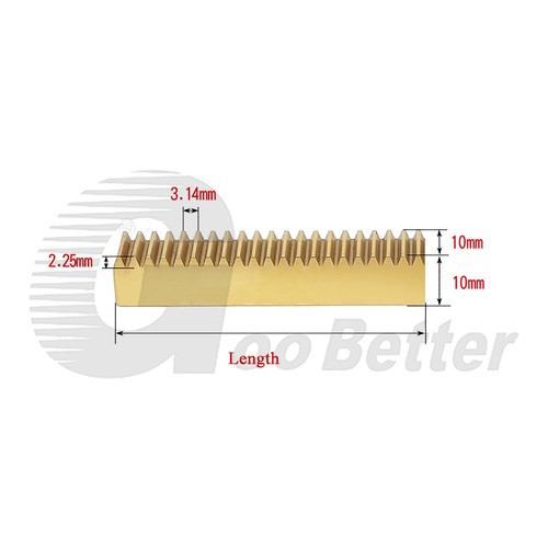 Brass module spur gear - brass,