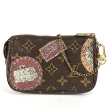 LOUIS VUITTON M95804 Monogram Label Collection Mini Pochette Accessoires Handbag
