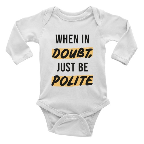 When doubt just polite - doubt,