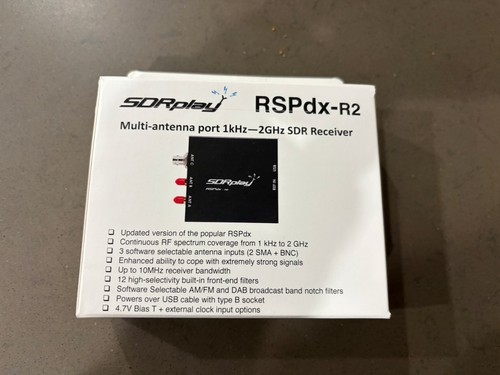 Rspdx sdr receiver - rspdx-r2,
