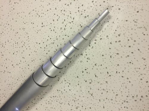 Aluminium telescopic tubes - aluminium,