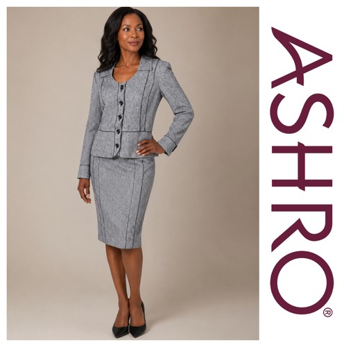 Ashro black white tweed - 2,