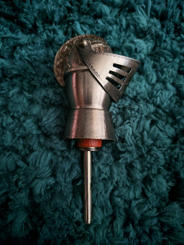 Vinatage knight helmet wine - knight,