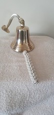Solid Brass Bell with rope