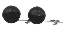Pair Of TECHNICS SB-S30A Spherical Satellite Speakers W/ Chains In Black - Used
