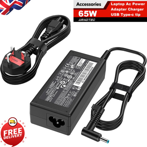 Replacement laptop charger 65w - laptop,