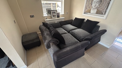 Sude three piece sofa set - three,