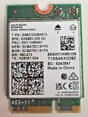 Intel be200 wifi pcie - intel,