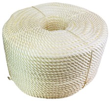 3 Strand Nylon Rope White