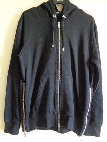 Balmain men black zipped - balmain, men's