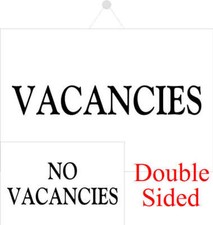 Vacancies no vacancies Double
