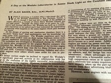 WESLAKE LABORATORIES SUSSEX PERIOD 1957 ARTICLE.