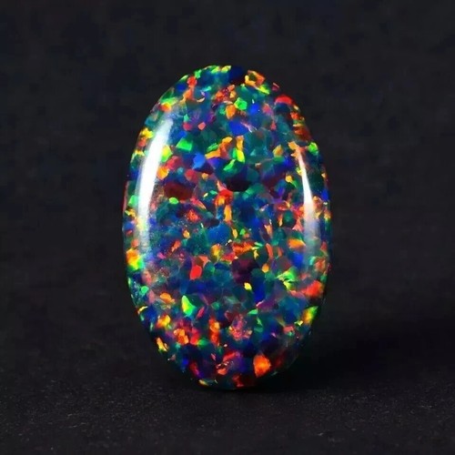 Natural black fire - natural, opal