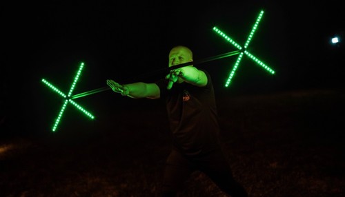 Led flow art staff - led, –