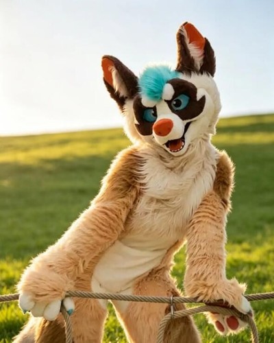 Long fur husky dog fox - fur,