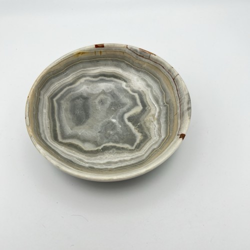 Banded onyx stone bowl - onyx,