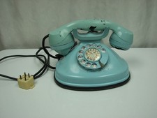 Vintage Antique Blue Rotary