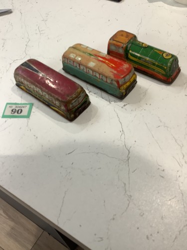 Vintage glam tinplate coaches - glam,