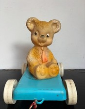 Vintage 1960s 1970s Pull Along