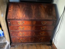 Antique mahogany writing - antique,
