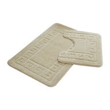 2 Piece Bath Mat Pedestal Set