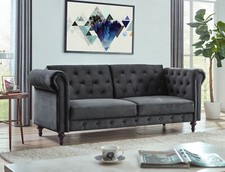 Sofa Bed Velvet Chesterfield 3