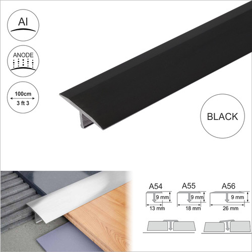 Aluminium bar threshold - bar, trim