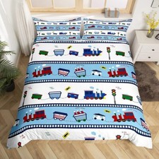 Children Train Cartoon Quilt