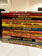 Collection of Beano and Dandy annuals. 