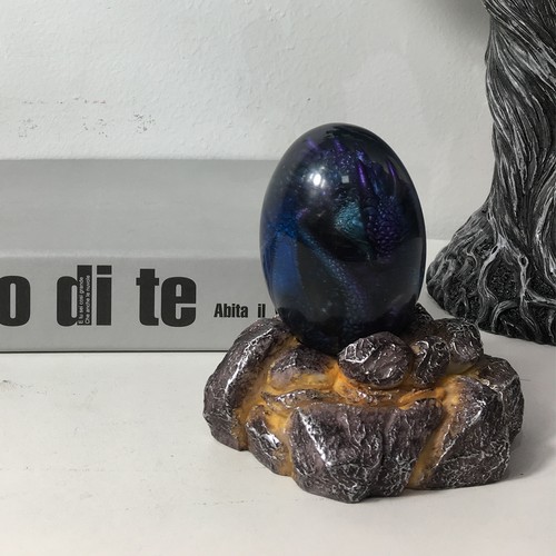 Blue dragon egg large base - blue,