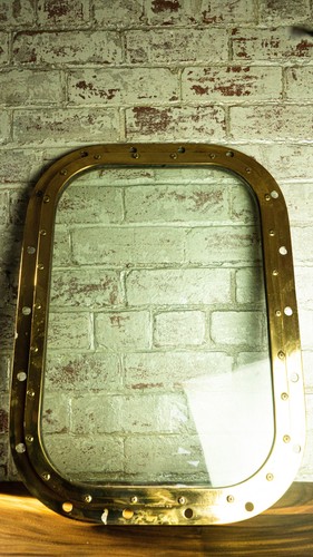 Brass porthole 73cm - x, 57cm