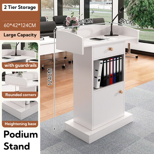 Wooden lectern podium stand - lectern,