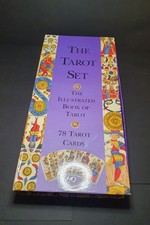 Vintage Large Tarot Card Set New Cards Sealed + Illustrated Book - Pagan Wican