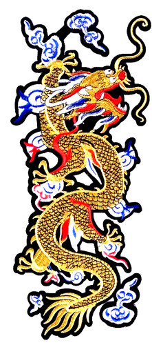 Chinese dragon patch 40cm - chinese,