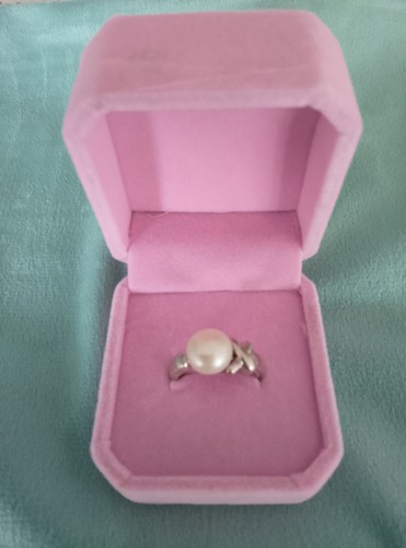 925 silver pearl ring - 925, m