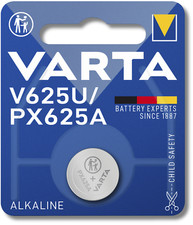 1x VARTA V625U PX625A Battery Alkaline Coin Cell Button 1.5V 625A LR9 L1560 New