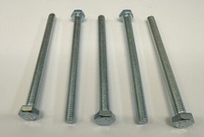 M6, LONG, Hex Sets/Bolts, Fully Threaded, BZP, Metric, 8.8 High Tensile.