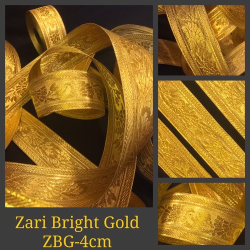 Yards zari gold tape ribbon - 2,