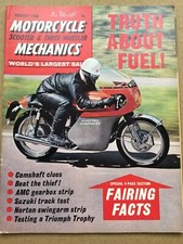 Motorcycle Mechanics Magazine - August 1966 - Triumph Trophy, Suzuki Track Test
