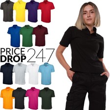 Ladies Polo T Shirt Loose Fit