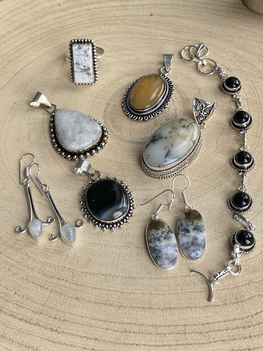 Gemstone jewellery job lot - jewellery,