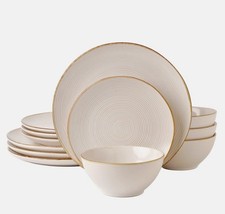12 Piece Stoneware Dinnerware