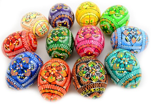 Wooden ukrainian pysanky - 12,