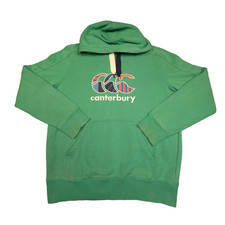 Canterbury Jumper Mens MEDIUM Green UGLIES Long Sleeve Hoodie pullover Size M