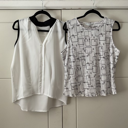 Matalan sleeveless tops - x2,