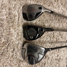 Ping G20 5W (18°) TFC330F S + Titleist 910H 21° Diamana Sump X + Titleist 585H 2